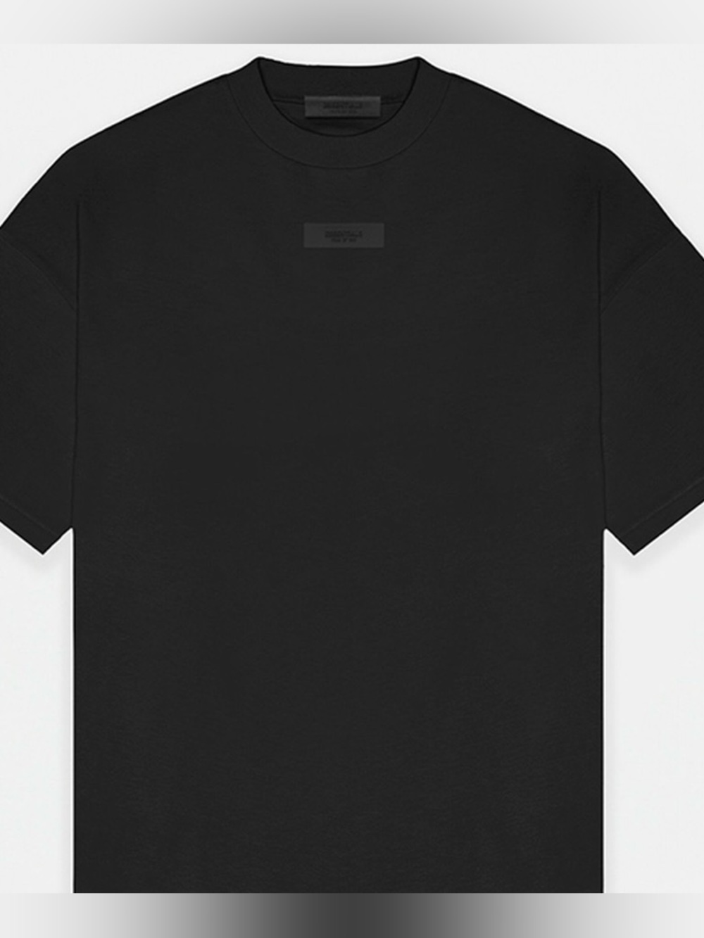 Essentials Fear of God Black Oversized Crew Neck T-Shirt Unidex Size Small - Picture 4 of 10